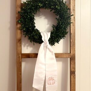 Pumpkin Wreath Sash